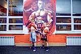 Фото учеников детской группы по тайскому боксу